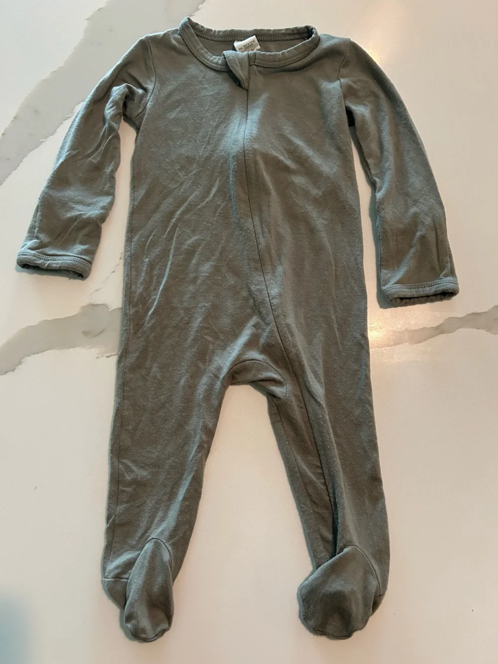 kate quinn Baby Footie Sleepers Set in Olive, Cream, and Tan Prints